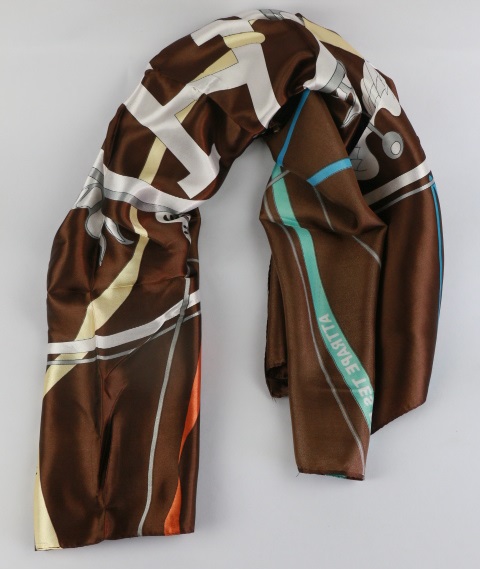 Hermes silk scarf 06